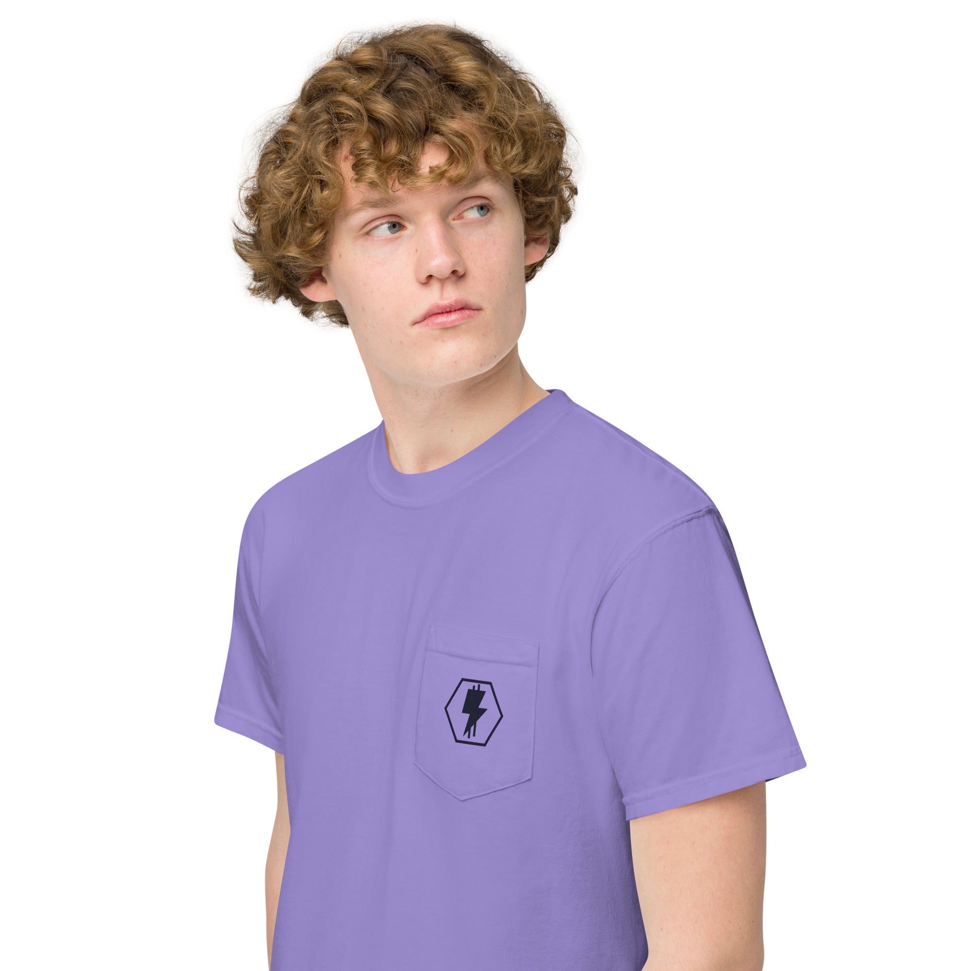'Gangg Signs' Unisex Garment-Dyed Pocket T-Shirt