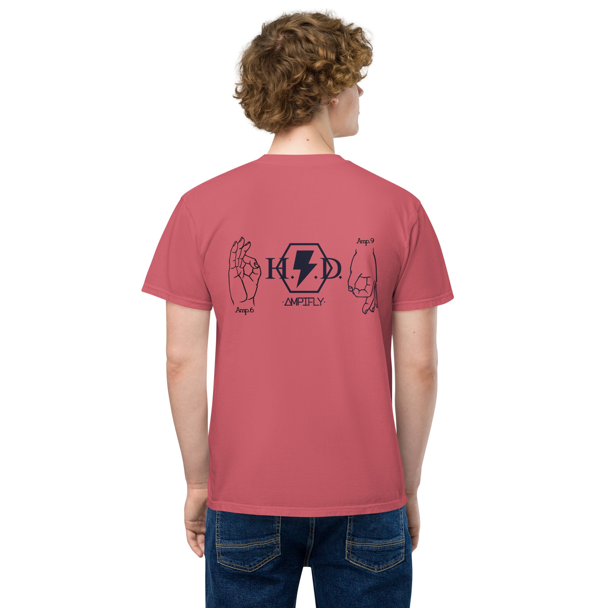 'Gangg Signs' Unisex Garment-Dyed Pocket T-Shirt