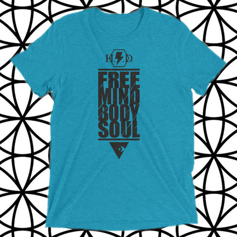 'Free Mind Body Soul' Tee Campaign_B - Streetwear, Shirt - Merchandise, Hella Sexy Dope - HSD, Hella Sexy Dope - Hella Sexy Dope