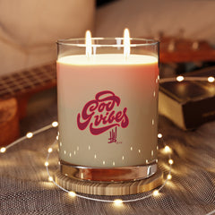 'God Vibes' Scented Candle - Full Glass, 11oz
