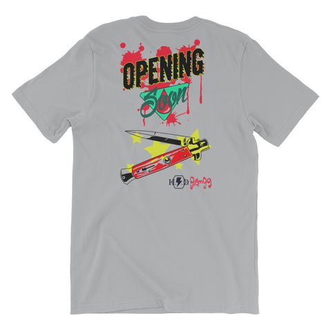 'Opening Soon...' Tee Campaign_C - Streetwear, Shirt - Merchandise, Hella Sexy Dope - HSD, Hella Sexy Dope - Hella Sexy Dope
