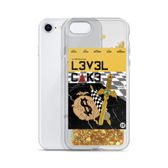 'L3v3l Cak3' Liquid Glitter Phone Case - Streetwear, Accessory - Merchandise, Hella Sexy Dope - HSD, Hella Sexy Dope - Hella Sexy Dope