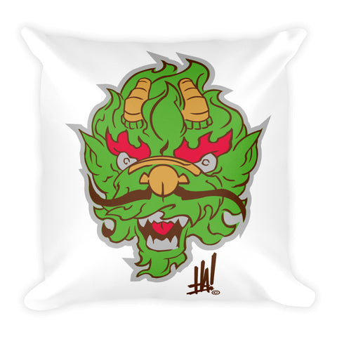 'DragonBRAND' Square Pillow - Streetwear, Home Decor - Merchandise, Hella Sexy Dope - HSD, Hella Sexy Dope - Hella Sexy Dope