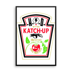 'KATCH-UP' Framed photo paper poster - Streetwear, Print - Merchandise, Hella Sexy Dope - HSD, Hella Sexy Dope - Hella Sexy Dope