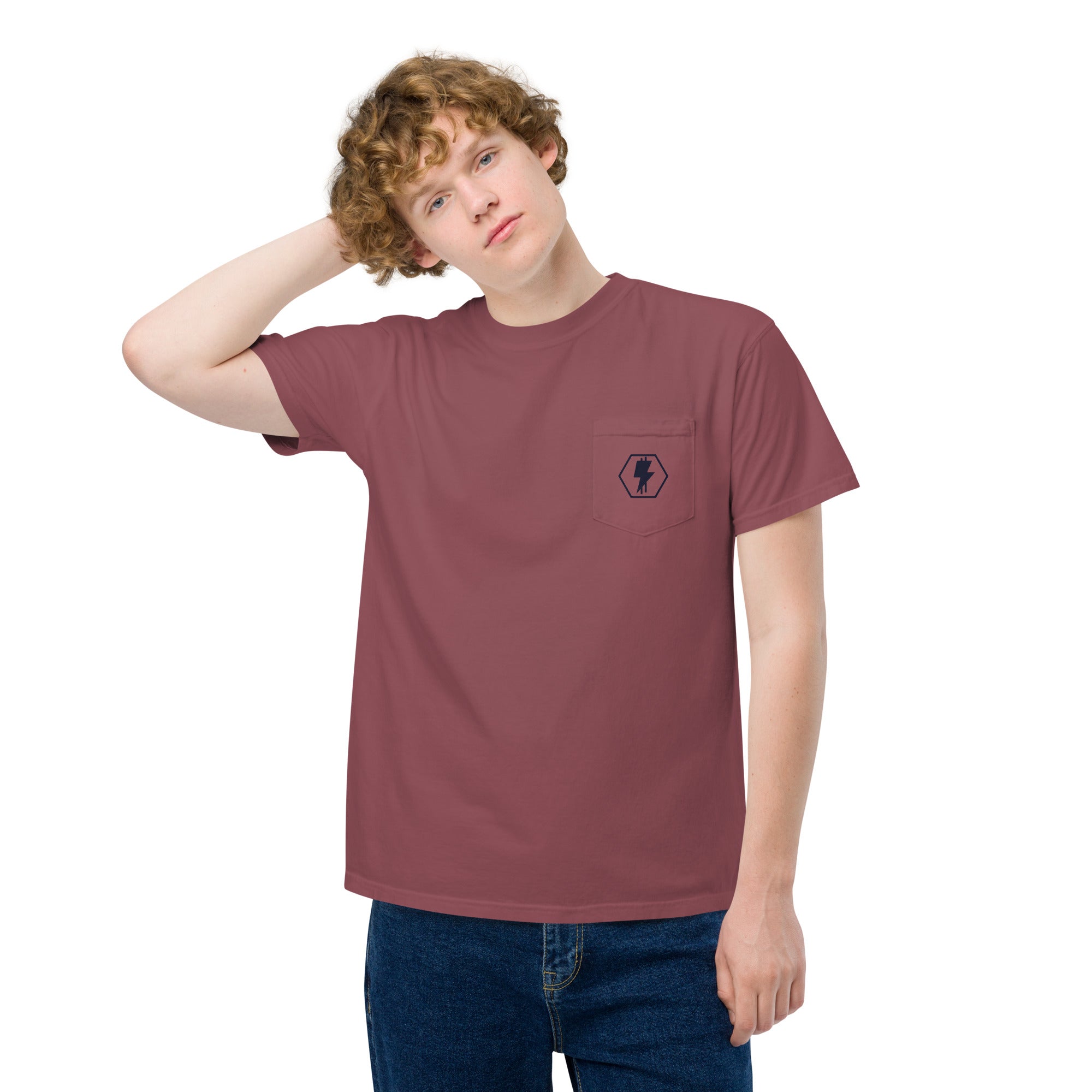 'Gangg Signs' Unisex Garment-Dyed Pocket T-Shirt