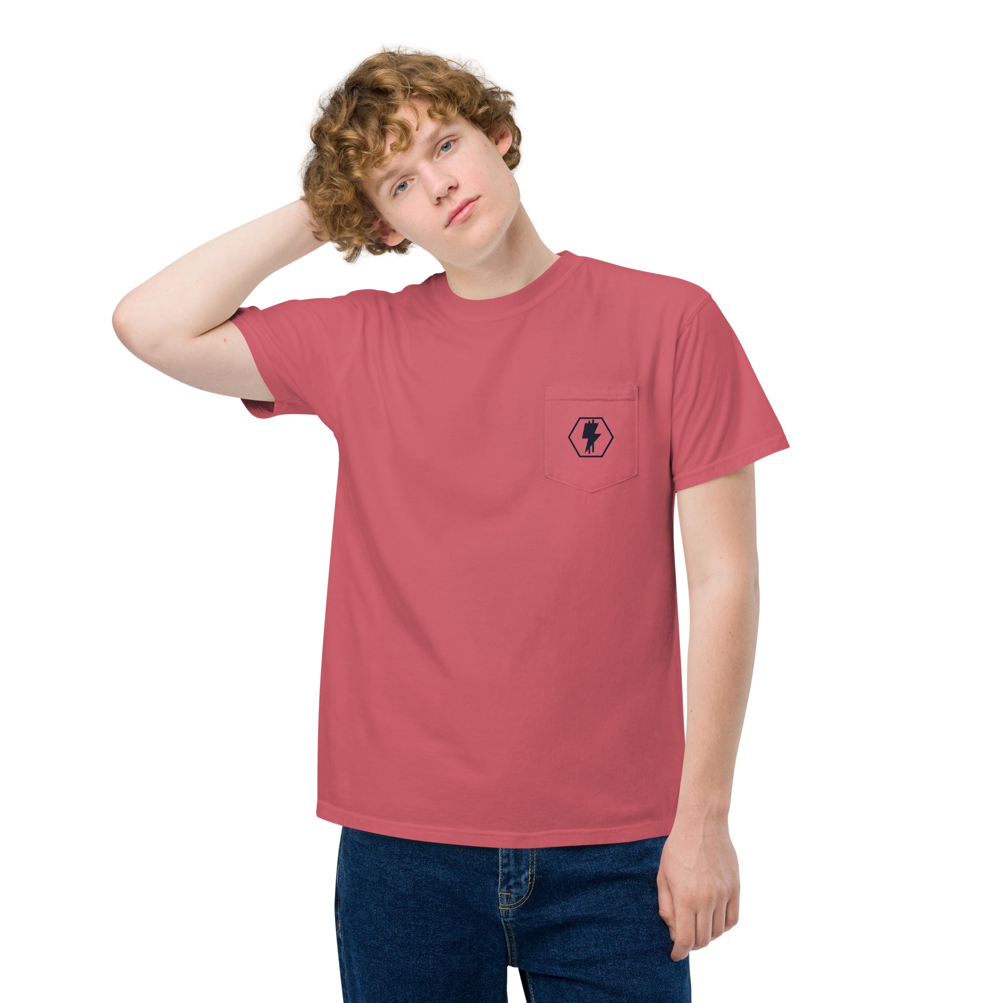 'Gangg Signs' Unisex Garment-Dyed Pocket T-Shirt